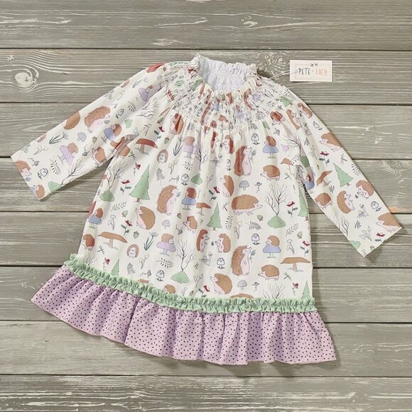 Pete + Lucy Happy Hedgehog Dress - Picture 1 of 1
